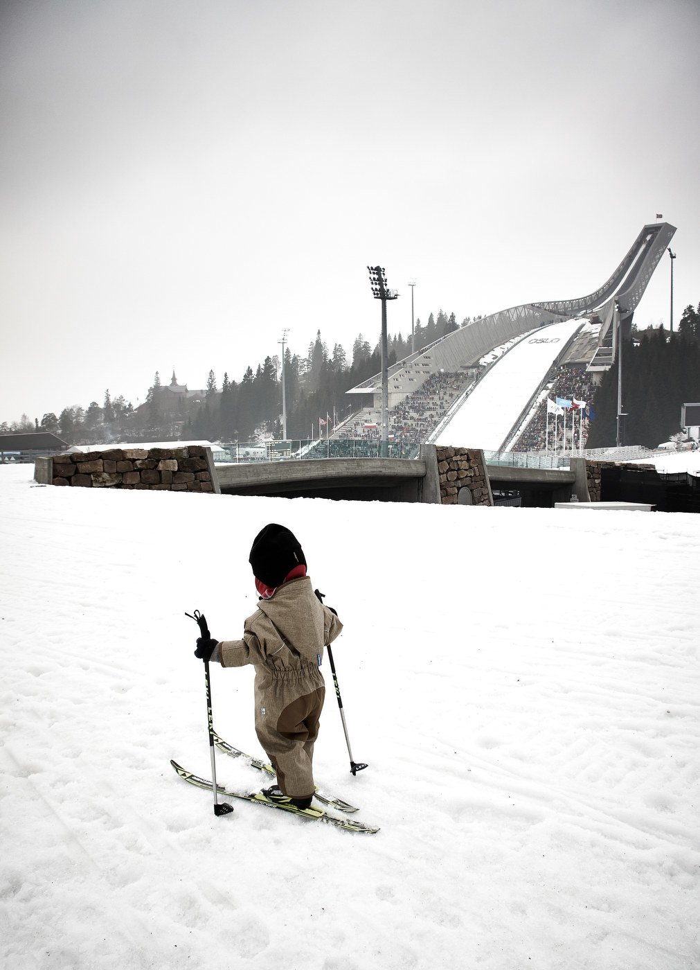 Paula beim Langlaufen am Holmenkollen © actuallylove