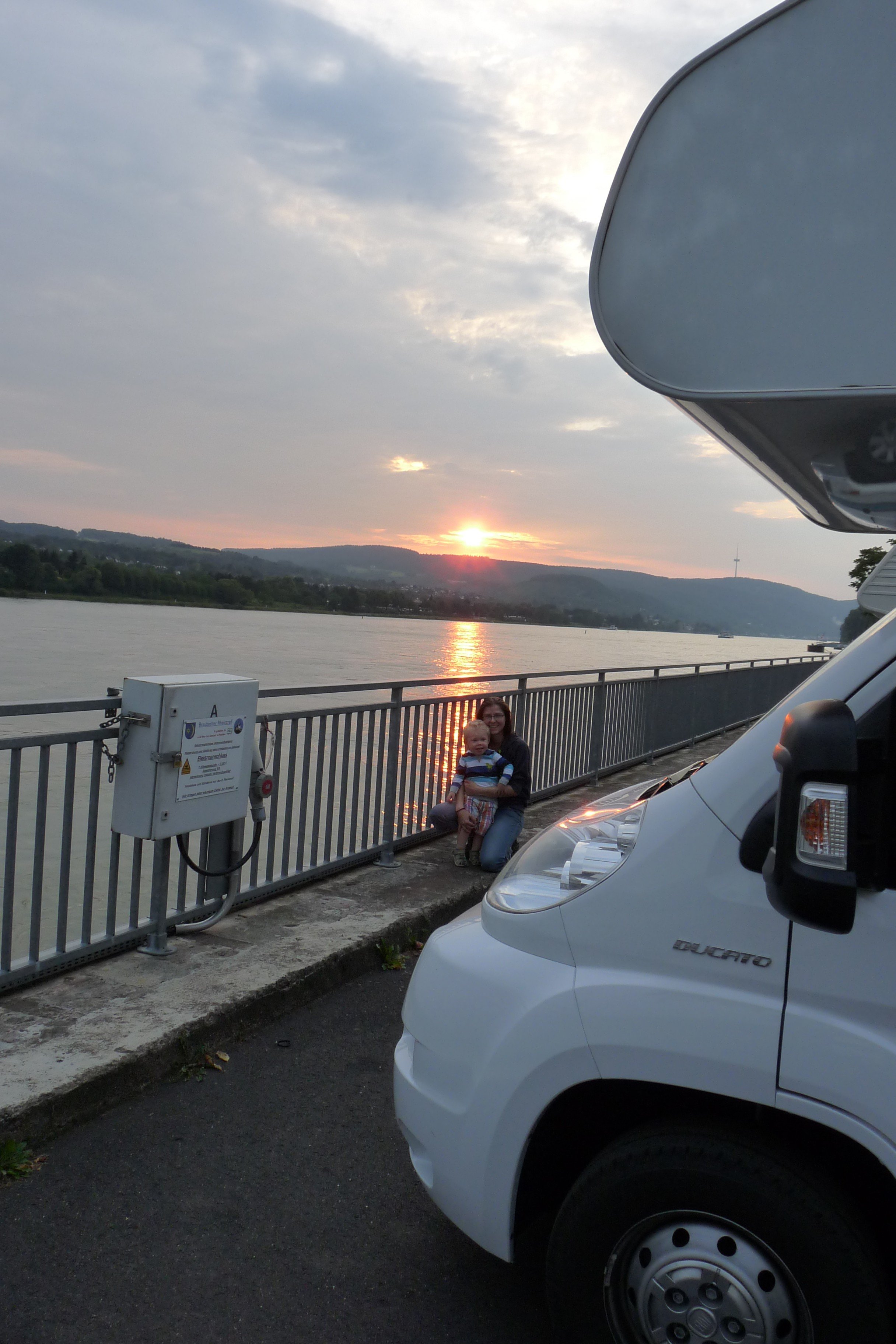 Sonnenuntergang auf Stellplatz © Stinkie