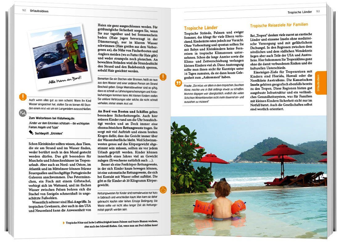 Eine Seite aus dem Reisehandbuch - mit Leserfoto! © KidsAway.de